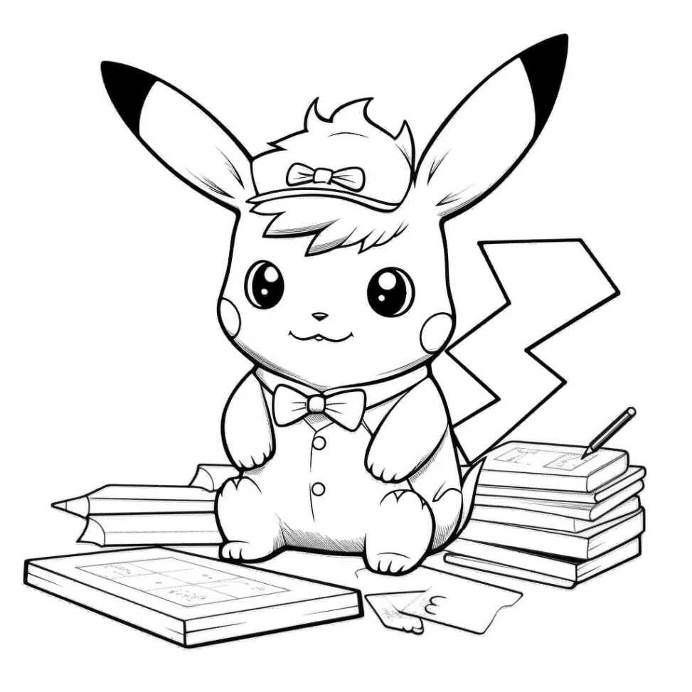 Darmowa Kolorowanka Dla Dzieci Do Druku Pikachu W Kosmosie Darmowe Kolorowanki