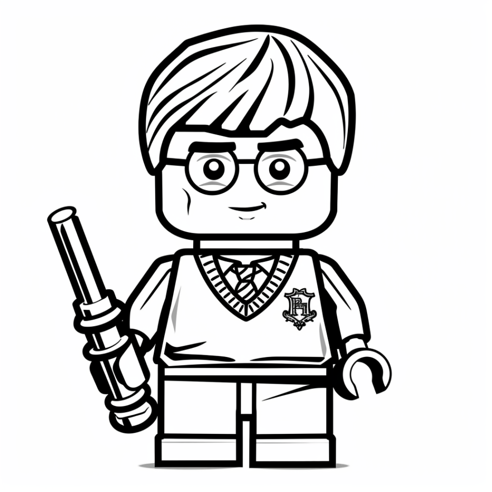 Harry Potter Lego Kolorowanka Format Pdf Do Druku Kolorowanki Do Druku