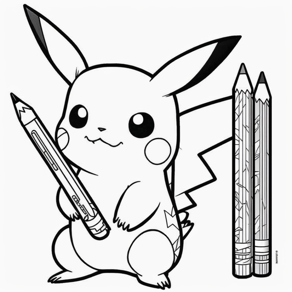 Darmowa Kolorowanka Pikachu Do Wydrukowania Darmowe Kolorowanki 